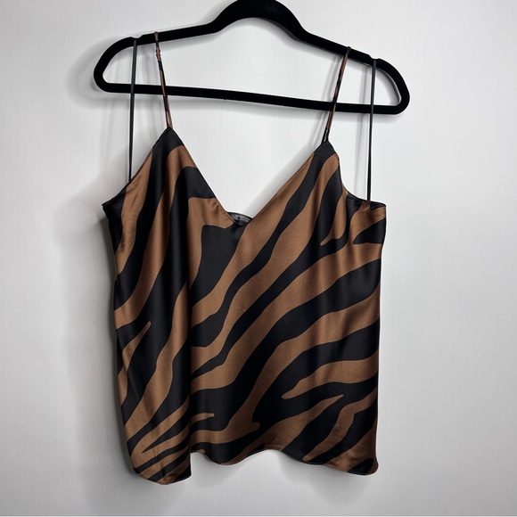 Banana Republic 100% silk XL Animal Print Camisole Sold Out - Picture 4 of 15